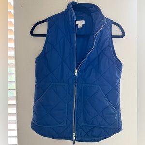 J.Crew Women’s Quilted Puffer Vest in Navy